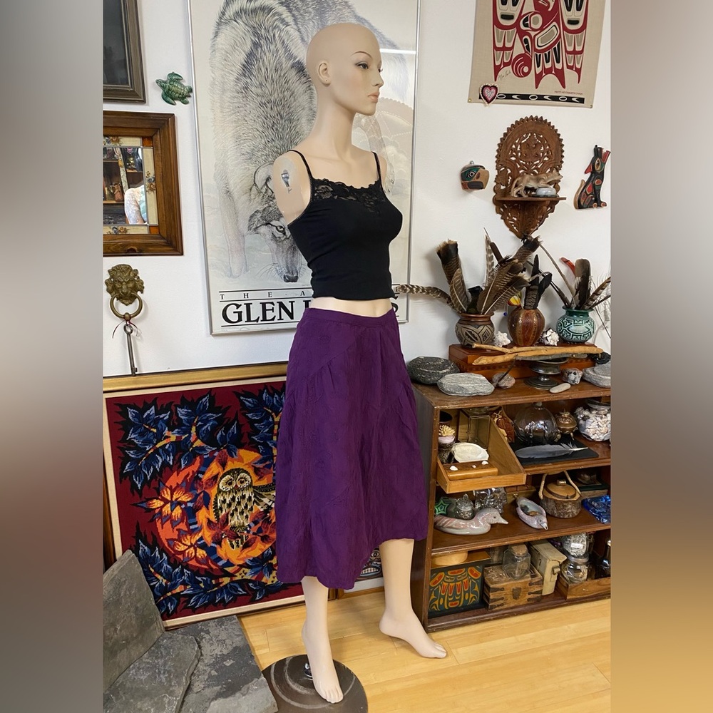 Deep Purple Witchy Skirt